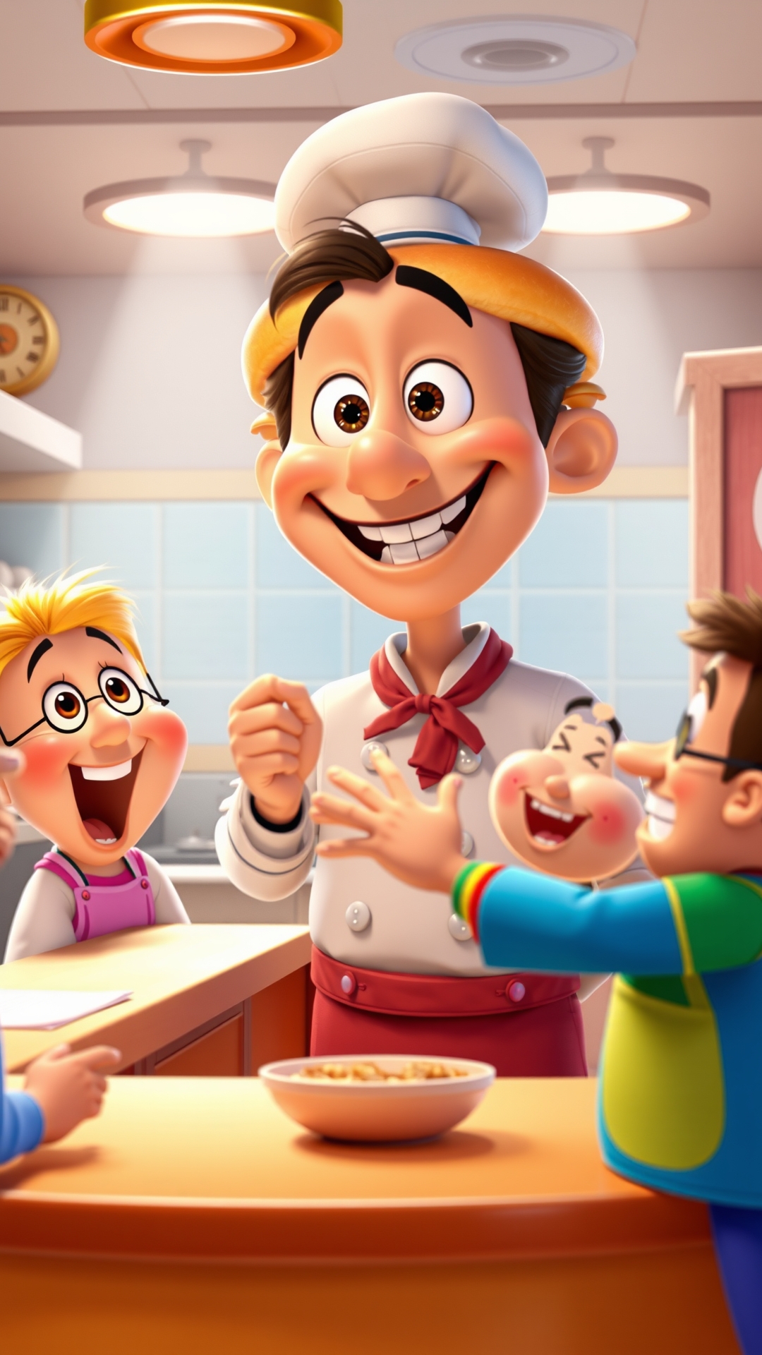 Animated visual style example